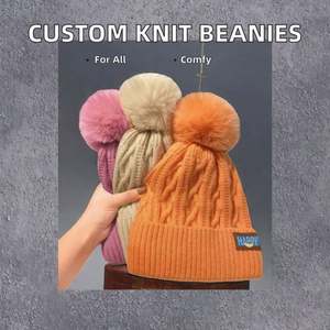 Gorro de Punto Acrílico con Diseño de Calavera para Invierno, Personalizado al por Mayor, para Bebés, Niños Pequeños y Niños, Cálido y Acogedor para Clima Frío - Product Image 2