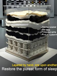 Materasso Artigianale in Puro Cotone, Materiali Naturali Come Crine di Cavallo e Cashmere, Materasso di Lusso Stile Hotel per un Sonno di Qualità - Product Image 6