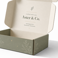Cajas de Cartón Corrugado Negras Cuadradas Pequeñas Personalizadas para Envíos de Zapatos y Ropa, Embalaje de Papel Reciclable, Cajas de Envío Personalizadas