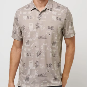 Camiseta Deportiva Yutuo para Hombre, Impresión DTG, Diseño Floral, Transferencia Térmica/Impresión Digital, Tejido Transpirable, Secado Rápido, Ideal para <span class=keywords><strong>Golf</strong></span> de Verano - Product Image 1