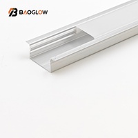 Profilé LED personnalisable de haute qualité 20*10 pour sol et mur de cuisine, profilés en aluminium extrudé pour voiture avec canaux lumineux LED
