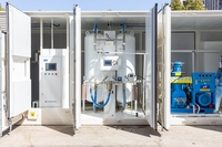Unité d'oxygène intégrée pour conteneur de traitement complet de l'air, installation clé en main