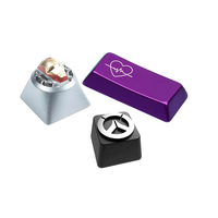 Capuchons de touches de clavier en acier inoxydable CNC, motifs complexes, pour les passionnés de claviers mécaniques
