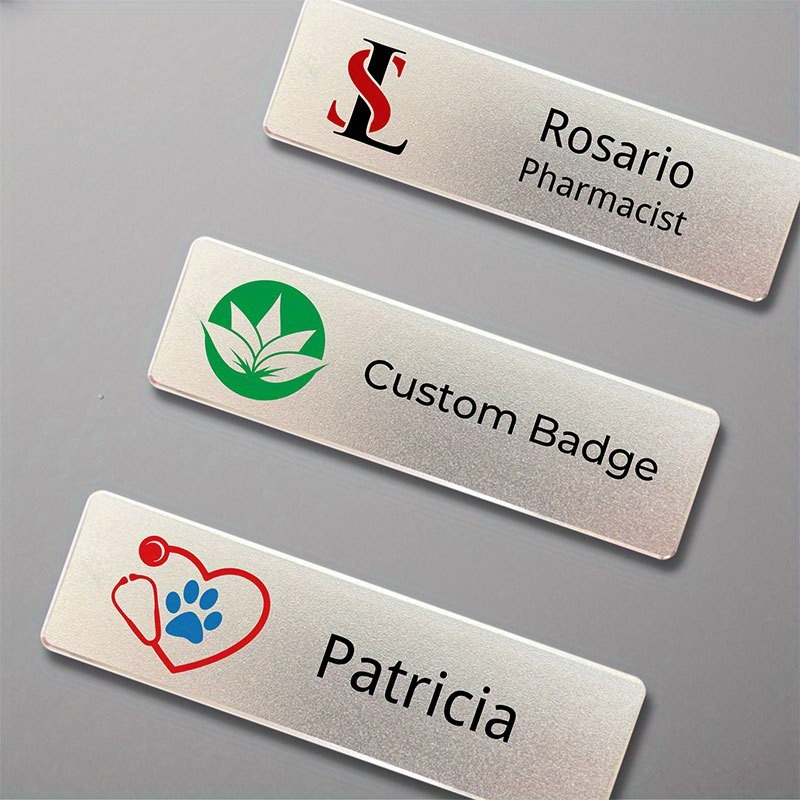Custom Logo and Text Metal Blank