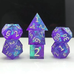 <span class=keywords><strong>Super</strong></span> september Dungeon et dragon dés rpg résine dnd dés tranchants dés - Product Image 1