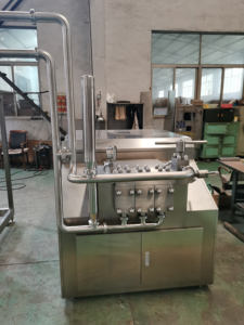1000-3000L süt homojenleştirici yüksek basınçlı homojenleştirici makinesi - Product Image 6