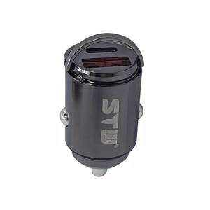 Nuevo cargador de coche portátil de 48W para celular, construcción de aleación de zinc metálica, carga de doble puerto, mini cargador de 48W. - Product Image 6