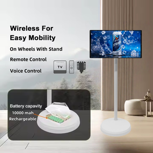 32 ''thông minh di động di động TV màn hình cảm ứng TV trên bánh xe 13MP máy ảnh máy tính bảng như di chuyển biển quảng cáo cho quảng cáo cuộc họp live streaming - Product Image 6