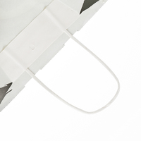 Vente en gros d'emballage à emporter avec logo personnalisé pour restaurant sac en papier kraft gris à emporter pour les aliments