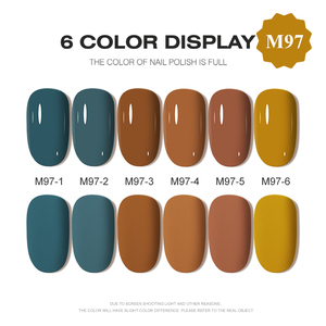 AILANUO - Set de Esmalte de Uñas en Gel de 15 ml, Semipermanente, Híbrido, Colores Negro y Rojo, OEM, Sin HEMA, Esmalte de Uñas en Gel UV, Set de Barniz, Suministros de Belleza - Product Image 2