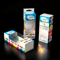Boîtes durables personnalisées OEM/ODM en PVC écologique imprimé, laminées brillantes, pliables et recyclables, vente en gros d'usine
