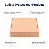 Boîtes de produits personnalisées pour hommes, boîte d'expédition en carton ondulé robuste de qualité supérieure pour abonnement de soins, emballage cadeau en gros