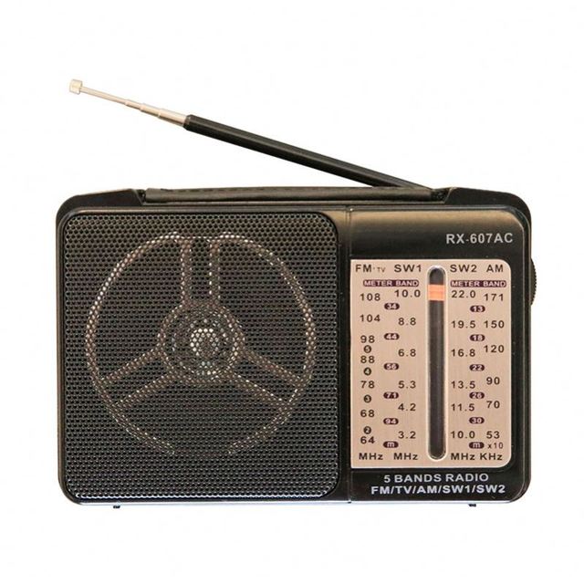 2025 Factory Price RX-607AC High Quality Portable Rotatable Radio with FM.TV AM SW 1-2 4 Band Receiver Wholesale Radio