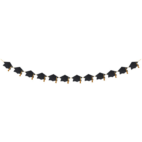 Sombrero de borla negro