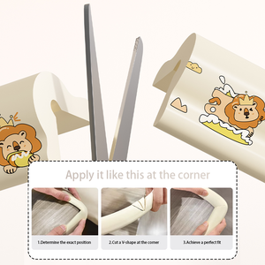 Kit de <span class=keywords><strong>protection</strong></span> anti-collision pour bébé, 5 pièces, imprimé, pour prévenir les blessures, <span class=keywords><strong>protection</strong></span> des coins et des bords, doux - Product Image 4