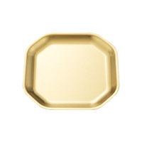 Plat de barbecue en acier inoxydable de style coréen classique, irrégulier, écologique, durable, de qualité alimentaire, poli, épaissi, pour sushi et desserts