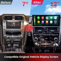 Lecteur multimédia automobile Lexus GX460 2009-2021 12,3'' pour lecteurs DVD avec interface CarPlay Android Binarytek