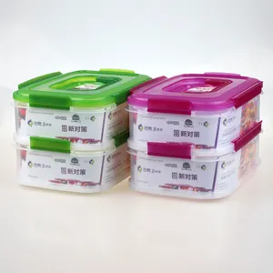 Food Grade Stacking PP Plastic Freezer Safe Containers for Food Storage