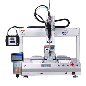 เครื่องจักรสกรูดูดจับแบบสองสถานี 4 แกนสำหรับงานอุตสาหกรรม |   สกรูไดรเวอร์อัตโนมัติแบบสเต็ปปิ้งมอเตอร์ ความแม่นยำสูง 0.02 มม. ตัวป้อนที่เสถียร - Product Image 1