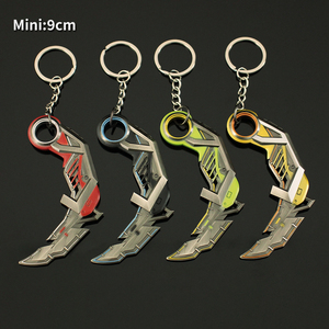 Karambit Valorant 9cm portachiavi portachiavi giocattoli portachiavi pistola portachiavi 3D metallo modello Valorant ciondolo - Product Image 3