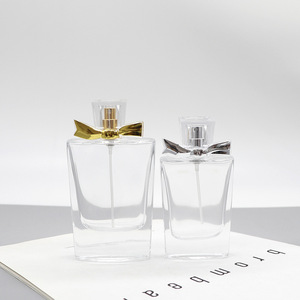 Vente en gros de flacons de parfum en verre carrés de 30 ml, flacons de recharge vides, matériaux d'emballage cosmétique en boîte - Product Image 2