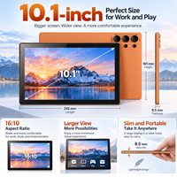 Tablette PC Android 15 S26 10,1 pouces en gros d'usine, Qualcomm 615, 16 Go de RAM, 1 To de ROM, double caméra, 7000 mAh, 4G LTE, tablette professionnelle