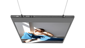 Pantalla LCD Digital Colgante <span class=keywords><strong>de</strong></span> Techo <span class=keywords><strong>de</strong></span> Alto Brillo, Pantalla Táctil para Interiores, Animación, OEM Disponible, Tienda Minorista 1 - Product Image 2