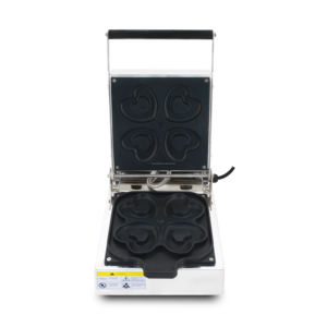 Quán cà phê Quán tráng miệng Máy làm bánh rán hình trái tim 4 lỗ Công suất lớn Thức ăn nhanh Dễ dàng vệ sinh Thiết bị làm bánh thương mại - Product Image 5