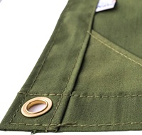 Approvisionnement d'usine 3*3 bâche de protection solaire imperméable résistante à l'usure en toile vert foncé