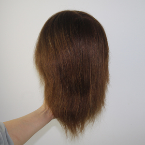 Testa di Manichino per Parrucchieri 100% Capelli Umani, Modello Maschile per Pratica di Styling, Intrecciatura e Taglio - Product Image 6
