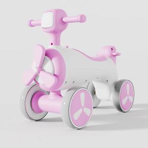 Voiture à pousser pour tout-petits en plastique coloré à 4 roues avec musique et lumières, modèle <span class=keywords><strong>avion</strong></span> - Product Image 2