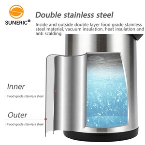 Thermos isolé à Double paroi en acier inoxydable, pression d'air, café, thé, sous vide, pompe, Pot - Product Image 3