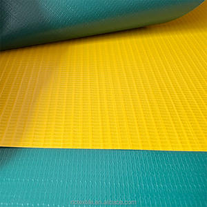 0,3 MM 320GSM zweifarbige PVC-beschichtete kalt laminierte wasserdichte feuerfeste Anti-UV-Planen rollen für den Außenbereich - Product Image 2