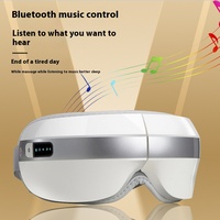 AX H8041 Masajeador Protector de Ojos Inteligente con Bluetooth, Compresión Caliente, Descompresión y Vibración, Control Remoto Inalámbrico