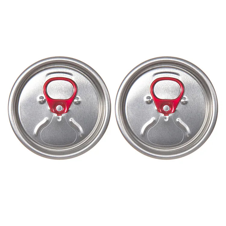 Recycled 211# Drink Soda Beverage Can Alloy Ring Lid With Colored Ring