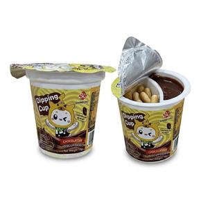 Palitos de Galleta para Bañar en <span class=keywords><strong>Chocolate</strong></span> Halal, en Vasitos Individuales, Bocadillos Crujientes, Venta al Por Mayor - Product Image 5