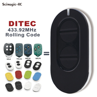 Télécommande de portail DITEC Entrematic ZEN4W 433.92MHz Rolling Code DITEC GOL4 BIXLG4 BIXLP2 BIXLS2