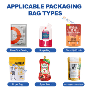 Bán tự động thịt xỉa mì hạt cay Dải Xúc Xích đứng lên dây kéo túi PREMADE Pouch máy đóng gói với xô tới hạn - Product Image 5