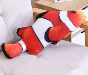 Wholesale Cat Sleeping Chew Toy Fish Plush <b>Pillow</b> Many Types of Fish Cat Toy - Product Image 3