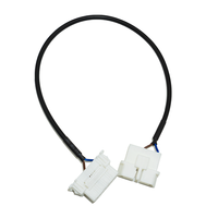 Kabel OBD Kustom Tahan Air 2P dengan Konektor DJ716H-1.5-21 di Kedua Ujungnya, Rakitan Kabel Harness