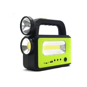 Foco <span class=keywords><strong>Led</strong></span> Panel de carga solar Bancos de energía portátiles 3 bombillas <span class=keywords><strong>LED</strong></span> Linternas Camping al aire libre Linternas <span class=keywords><strong>LED</strong></span> recargables solares - Product Image 4