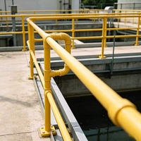 Connecteurs de main courante en PRV/FRP, raccords de tuyaux de main courante en fibre de verre, composants de joint de garde-corps anti-corrosion HC01