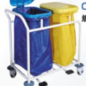 Xinyuchen Hospital Waste <b>Trolley</b> 800x600x900mm Stainless Steel <b>Laundry</b> Cart Medical Use - Product Image 4