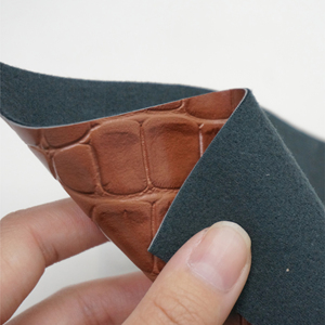 <span class=keywords><strong>Cuir</strong></span> synthétique PU gaufré à motif crocodile écologique, tissu recyclé pour meubles, chaussures, sacs et usages décoratifs - Product Image 3