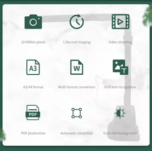 Yinzam alta velocidade A3 A4 Livro <span class=keywords><strong>Scanner</strong></span> Document Card <span class=keywords><strong>Scanner</strong></span> máquina portátil com Ocr Suporte Interface USB - Product Image 4