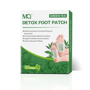 Almohadilla China Natural para el cuidado de los pies, parches adhesivos, hojas para aliviar el estrés, té <span class=keywords><strong>verde</strong></span>, 2 en 1 - Product Image 3