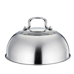 Ollas de Cocina de Acero Inoxidable 304 de Lujo, 26/28/30/32 CM, con Tapa de Vidrio de 2 Capas y Asas, Aptas para Inducción y Gas, Gran Venta - Product Image 5