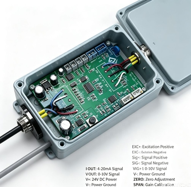 TB3K Load Cell Amplifier 4-20mA 0-10V Weighing Transmitter Multi Channel Weight Signal Converter for Industrial Scale
