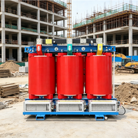 Transformador de Potencia Tipo Seco MingZheng SCB12 de 100 Kva para Exteriores, con Buena Disipación de Calor, 10KV 400V, Resina Epoxi Fundida