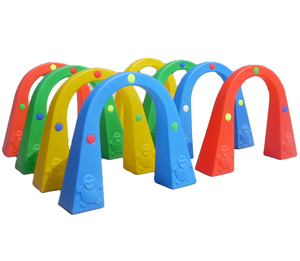 Jouets pour enfants, jeux de plein air et d'intérieur, obstacles en plastique, hippopotames, grottes à creuser, 4 pièces/ensemble - Product Image 5